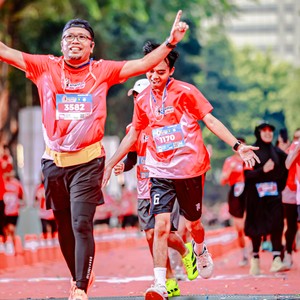 Race photo from SMARTFREN RUN 2026