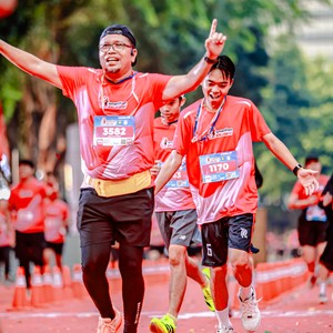 Race photo from SMARTFREN RUN 2026