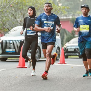 Race photo from BOGORUN 2026