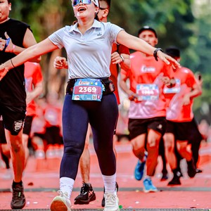 Race photo from SMARTFREN RUN 2026