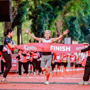 Race photo from SMARTFREN RUN 2026