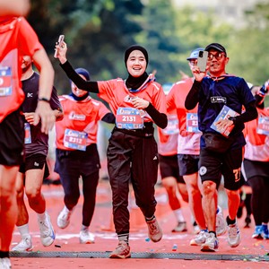 Race photo from SMARTFREN RUN 2026