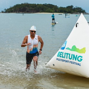 Race photo from Belitung Multisport Festival