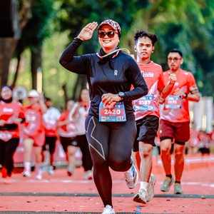 Race photo from SMARTFREN RUN 2026