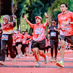 Race photo from SMARTFREN RUN 2026