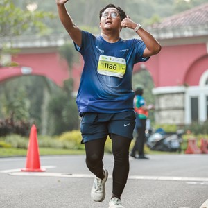 Race photo from BOGORUN 2026