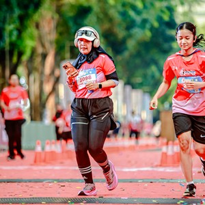 Race photo from SMARTFREN RUN 2026