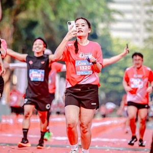 Race photo from SMARTFREN RUN 2026