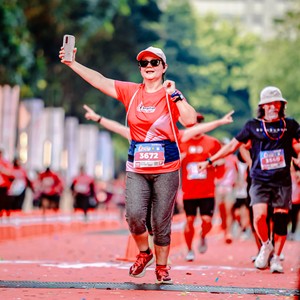 Race photo from SMARTFREN RUN 2026