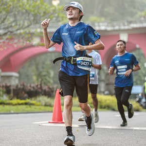 Race photo from BOGORUN 2026