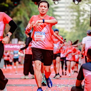 Race photo from SMARTFREN RUN 2026