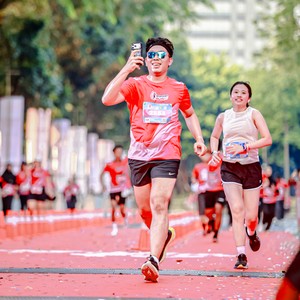 Race photo from SMARTFREN RUN 2026