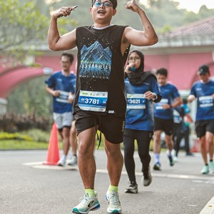 Race photo from BOGORUN 2026