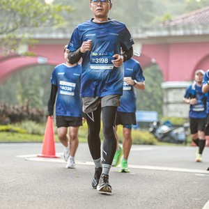 Race photo from BOGORUN 2026