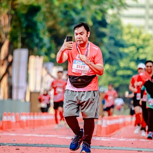 Race photo from SMARTFREN RUN 2026