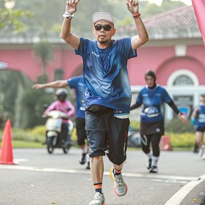 Race photo from BOGORUN 2026