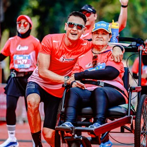 Race photo from SMARTFREN RUN 2026