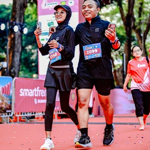 Race photo from SMARTFREN RUN 2026