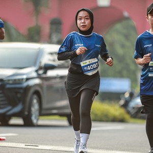Race photo from BOGORUN 2026