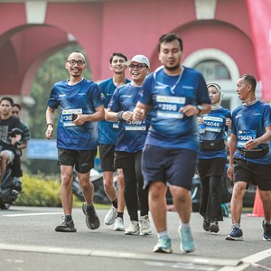 Race photo from BOGORUN 2026