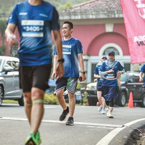 Race photo from BOGORUN 2026