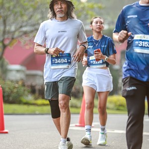 Race photo from BOGORUN 2026