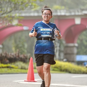 Race photo from BOGORUN 2026