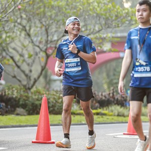 Race photo from BOGORUN 2026