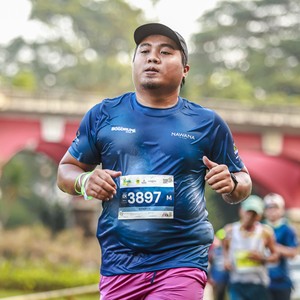 Race photo from BOGORUN 2026