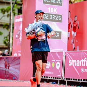 Race photo from SMARTFREN RUN 2026