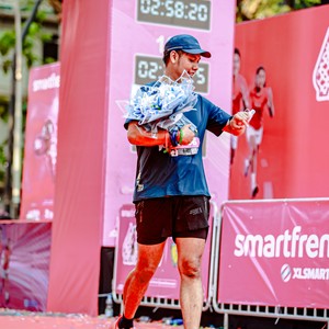 Race photo from SMARTFREN RUN 2026