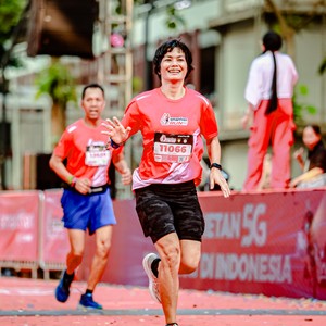 Race photo from SMARTFREN RUN 2026