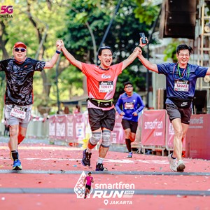Race photo from SMARTFREN RUN 2026