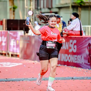 Race photo from SMARTFREN RUN 2026