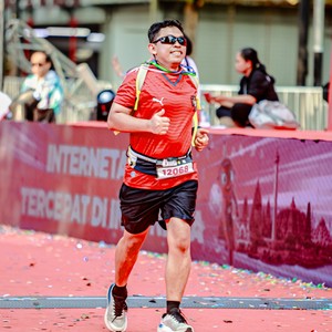 Race photo from SMARTFREN RUN 2026
