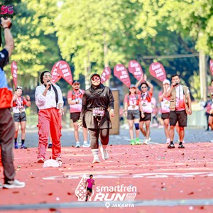 Race photo from SMARTFREN RUN 2026