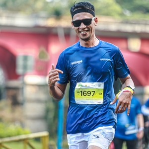 Race photo from BOGORUN 2026