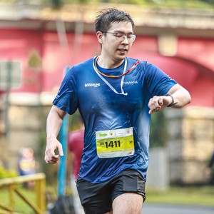 Race photo from BOGORUN 2026