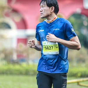 Race photo from BOGORUN 2026