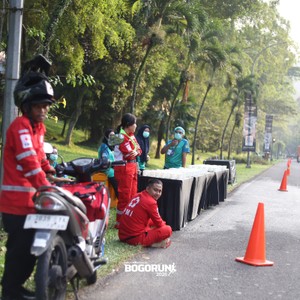 Race photo from BOGORUN 2026