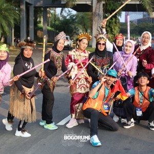 Race photo from BOGORUN 2026