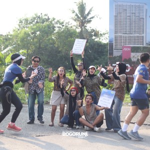 Race photo from BOGORUN 2026