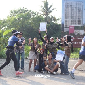 Race photo from BOGORUN 2026