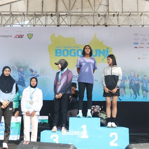 Race photo from BOGORUN 2026