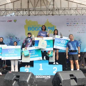 Race photo from BOGORUN 2026