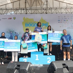 Race photo from BOGORUN 2026
