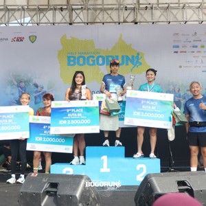 Race photo from BOGORUN 2026