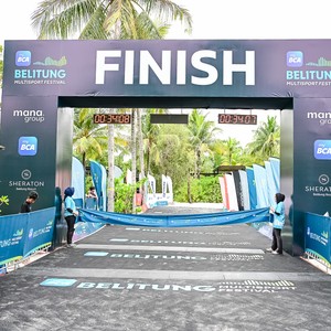Race photo from Belitung Multisport Festival