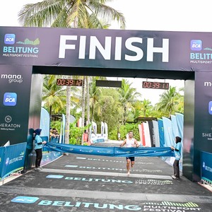 Race photo from Belitung Multisport Festival
