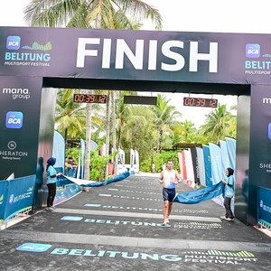 Race photo from Belitung Multisport Festival